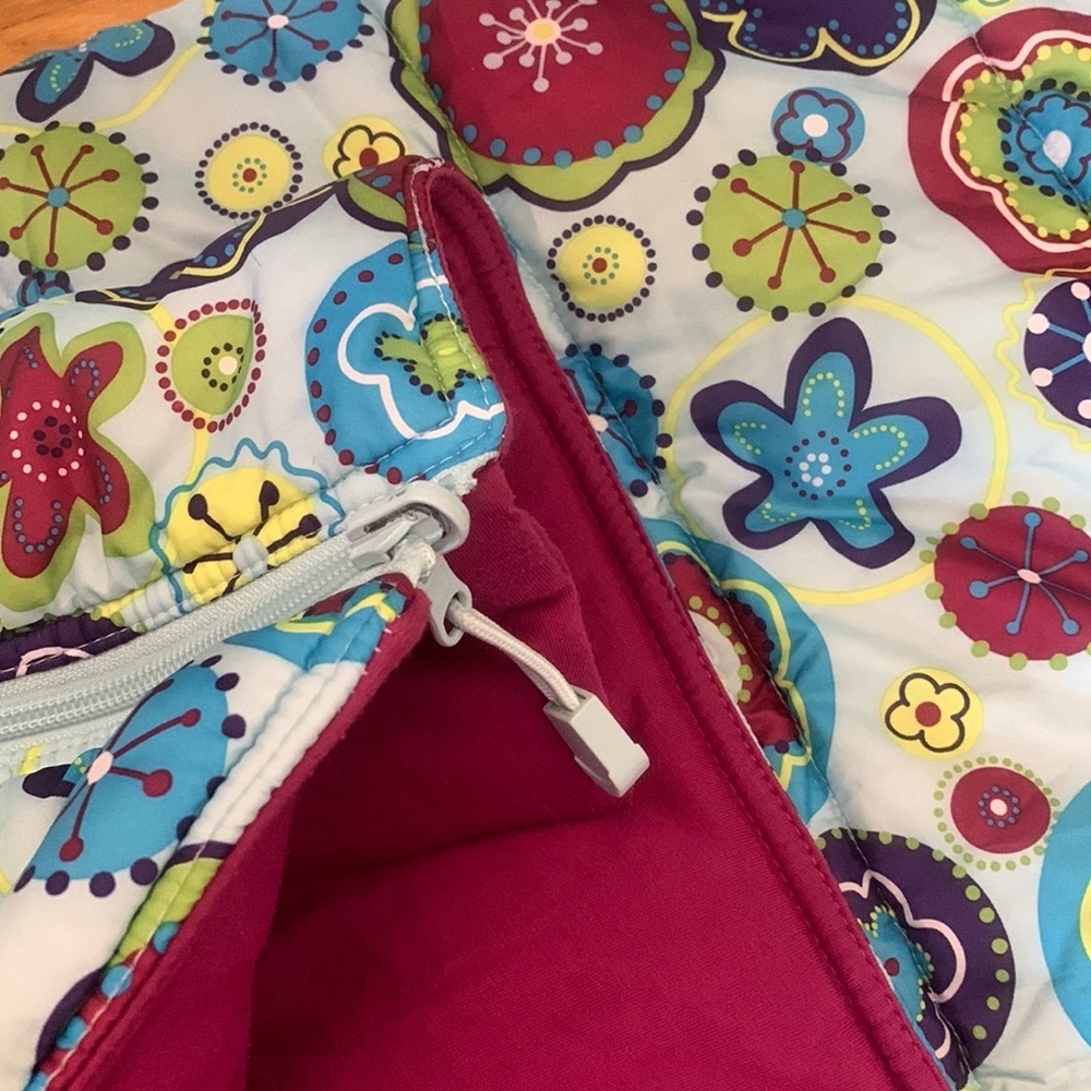 Hanna andersson sleeping bag floral EUC warm, soft interior